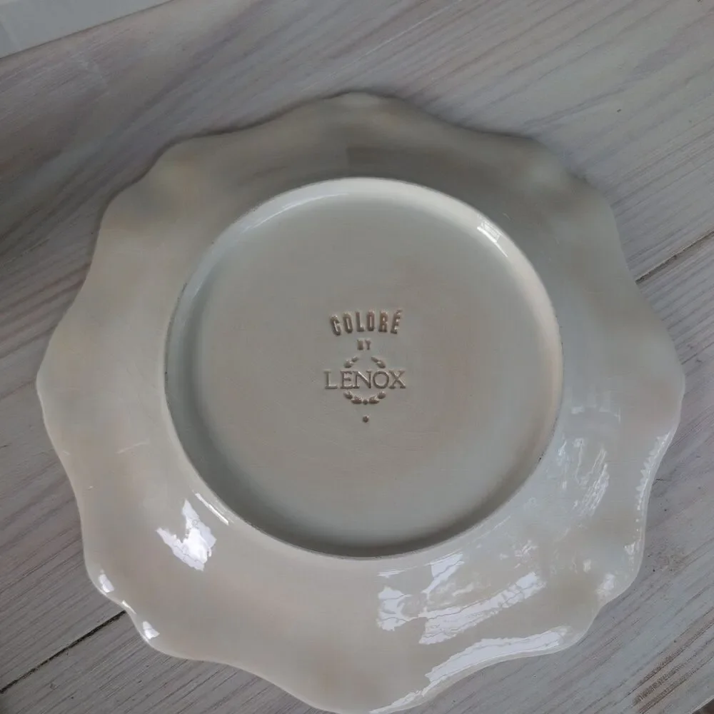 Lenox Dinner Plate Green Colore Verde VERDE 9” Italy